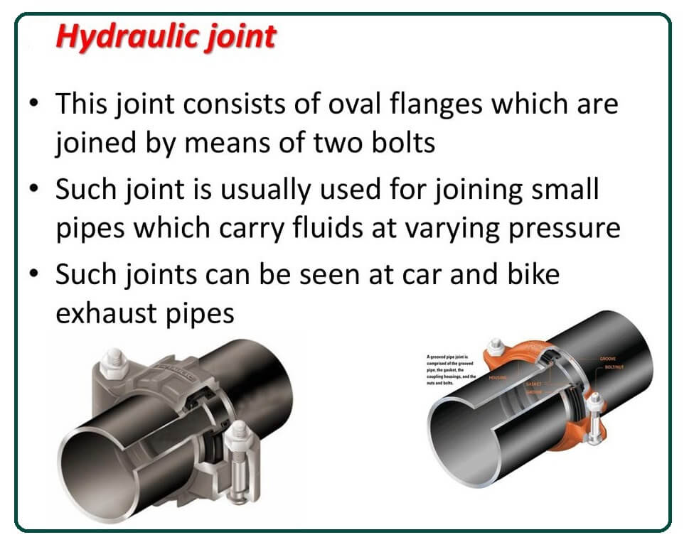 Hydraulic Pipe Joint