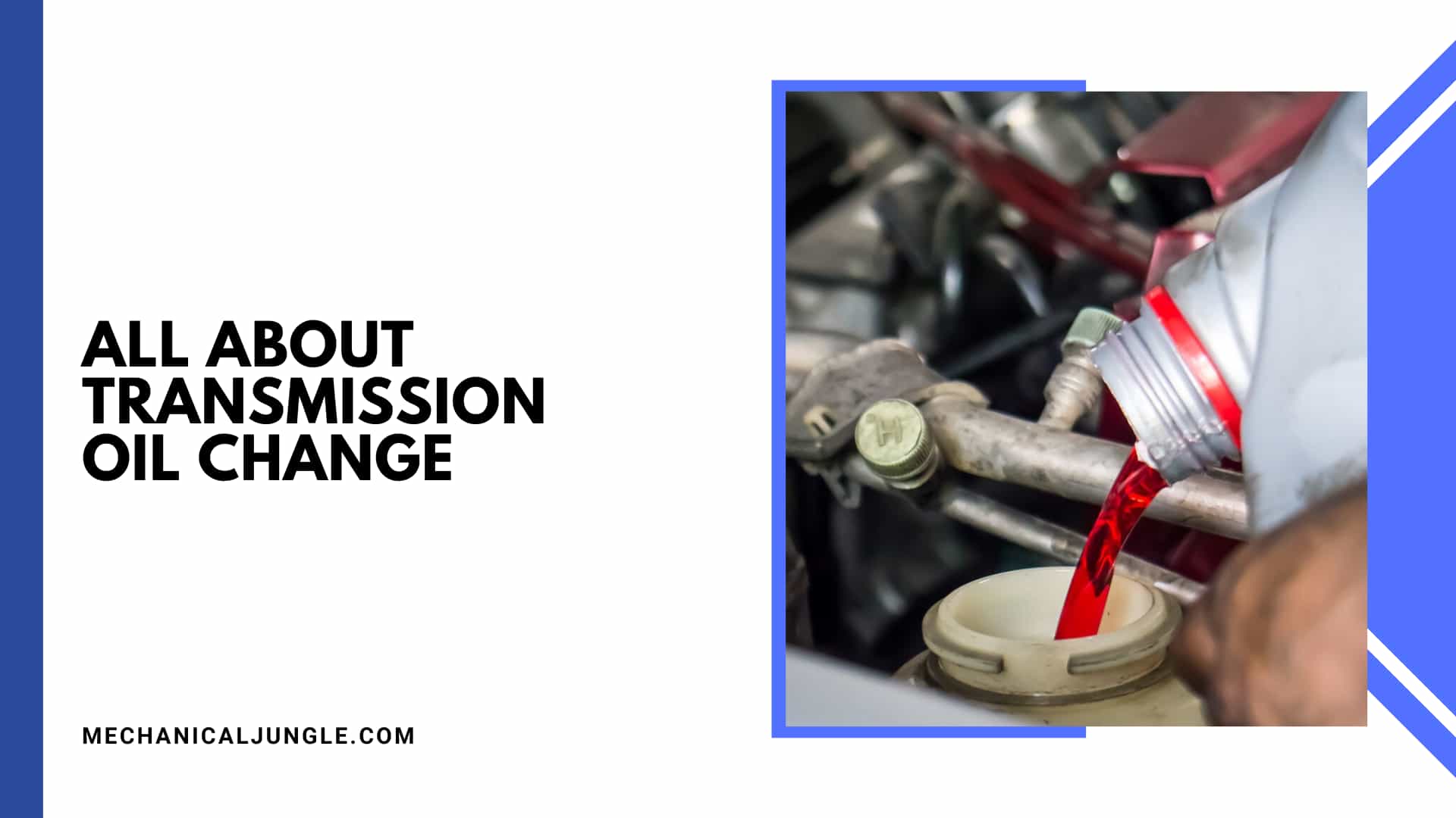 All About Transmission Oil Change