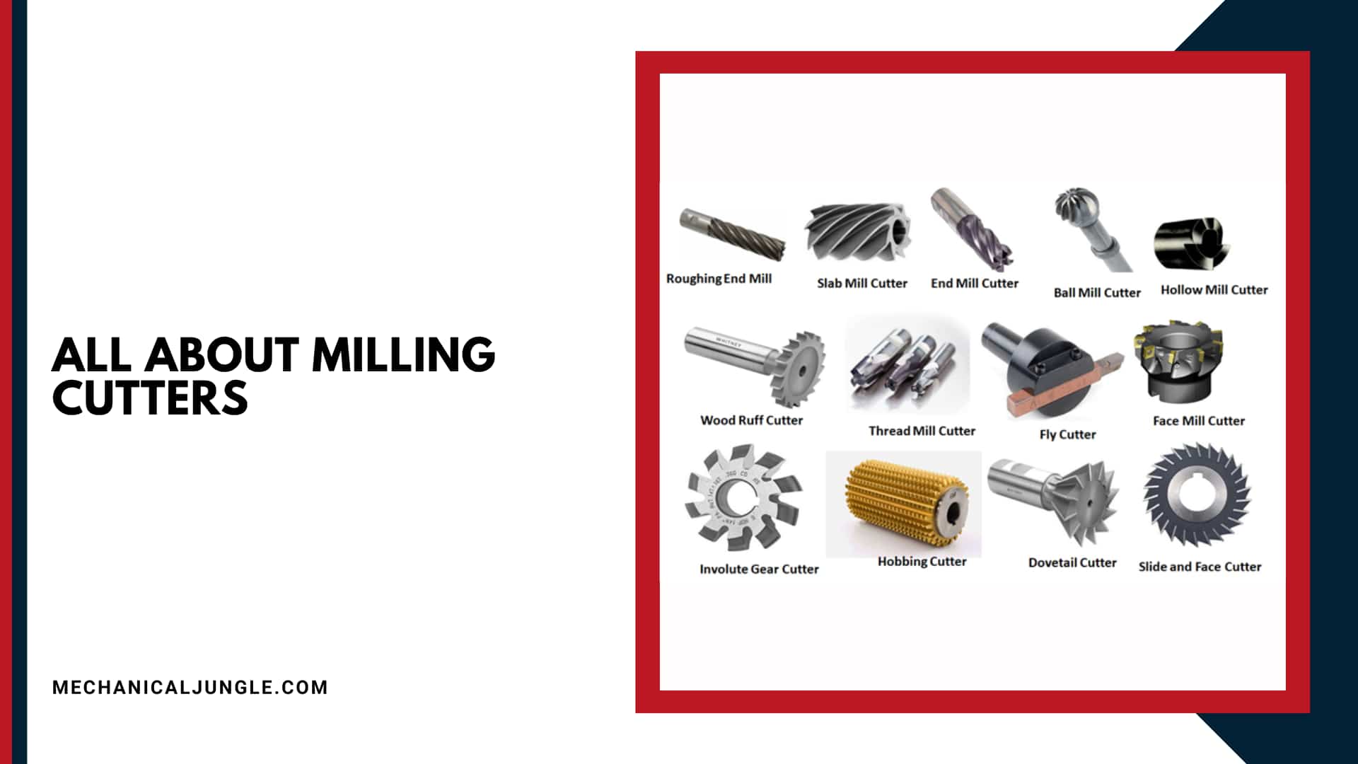 All About Milling Cutters