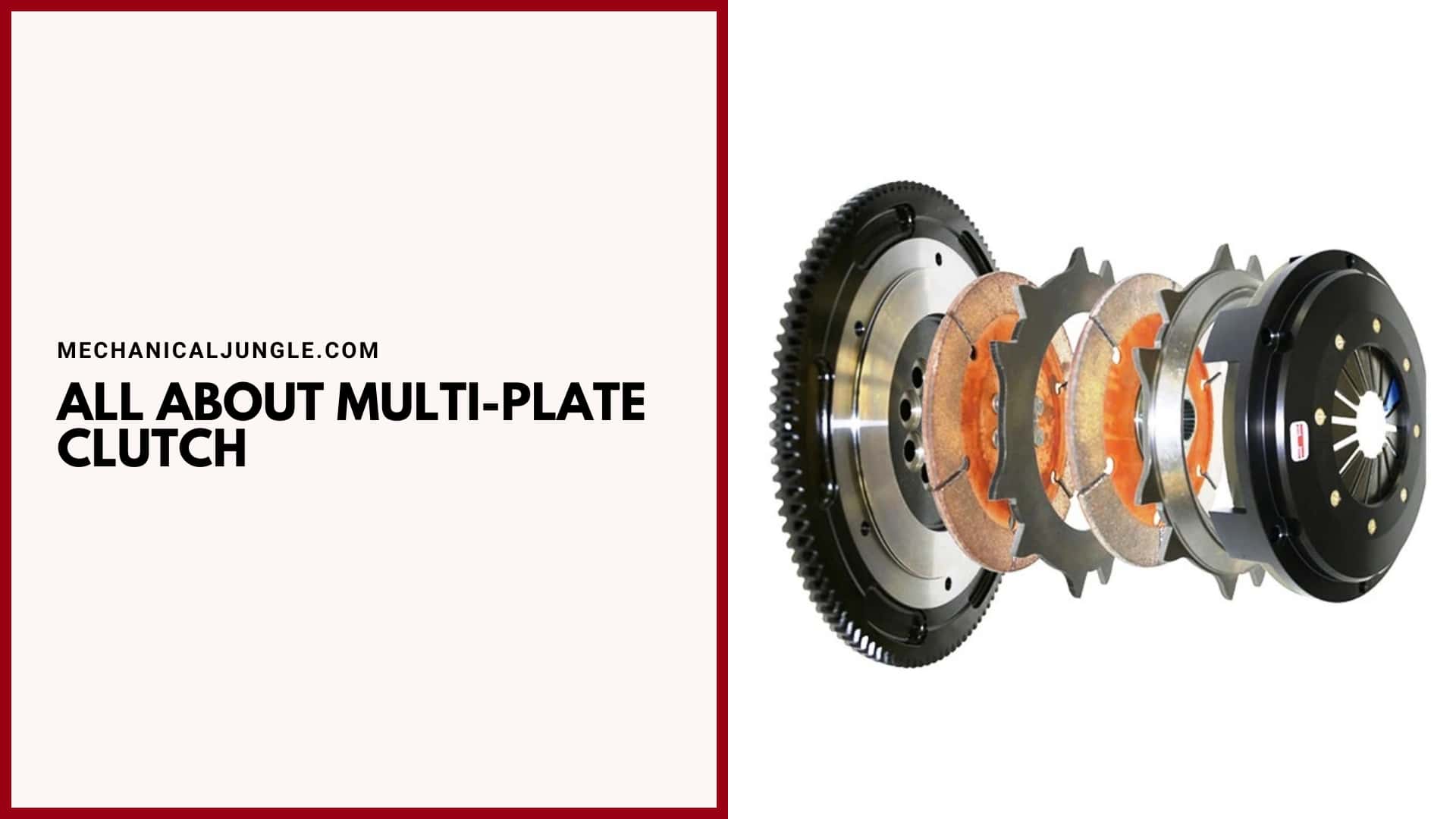 What Is Multi-Plate Clutch | Parts of Multi-Plate Clutch | Working ...