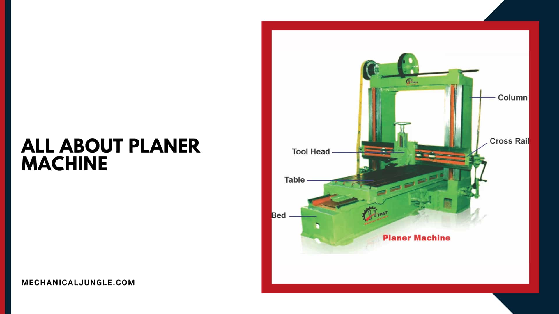 All About Planer Machine