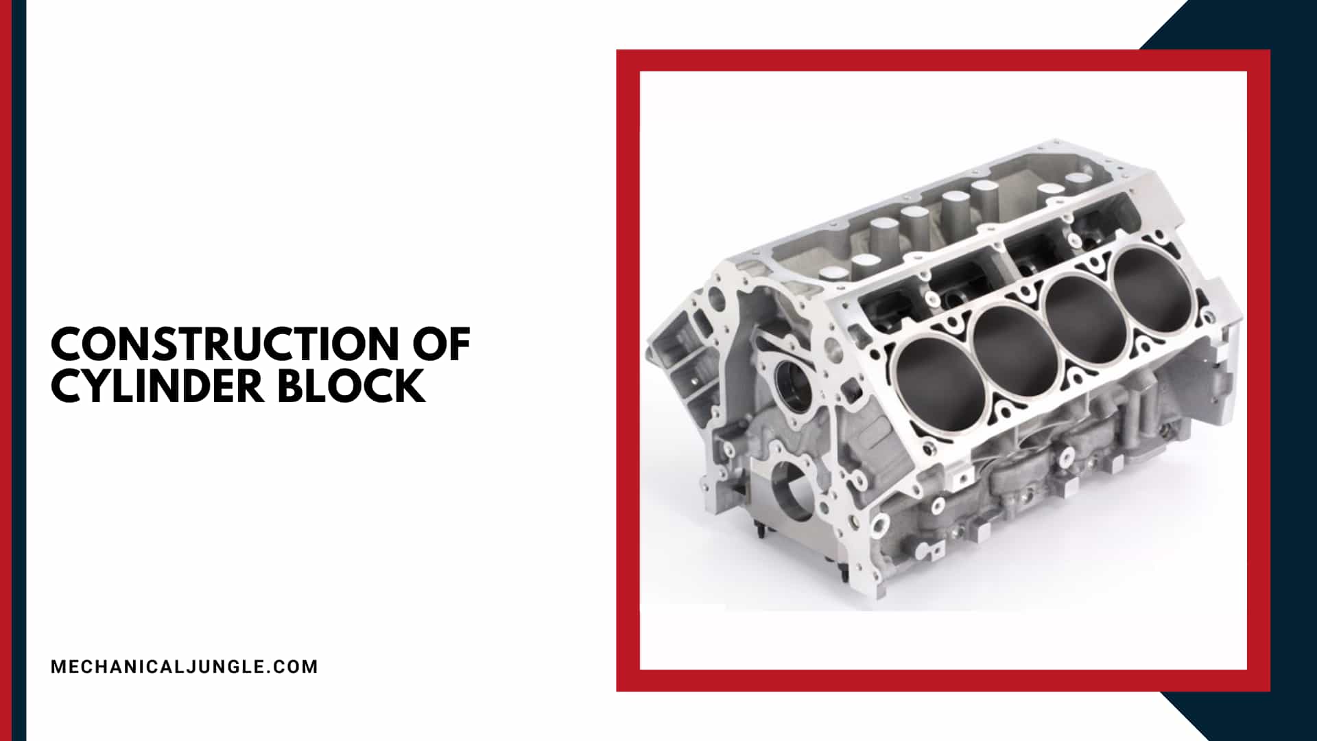 Construction of Cylinder Block