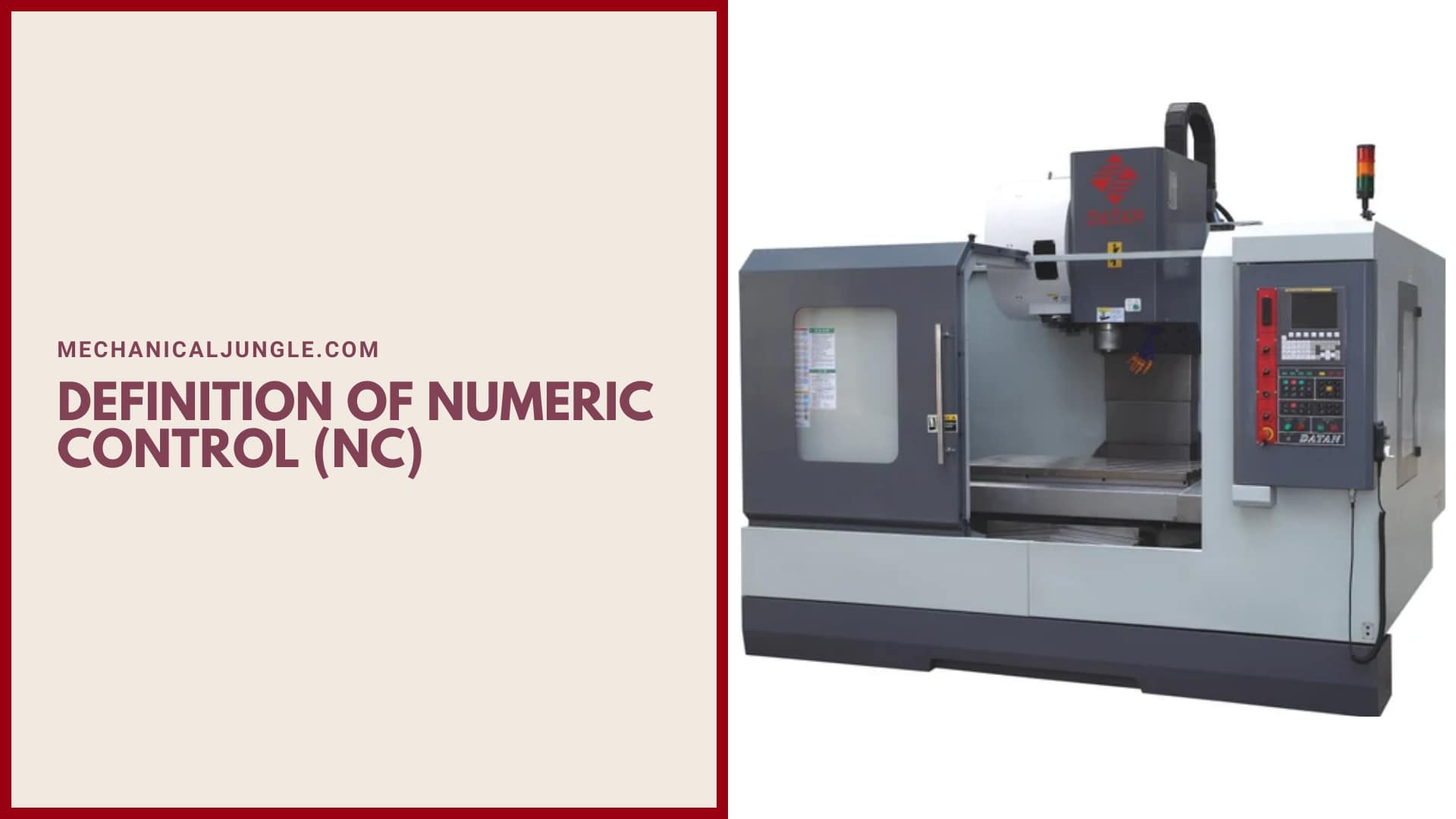 Definition of Numeric Control (NC)