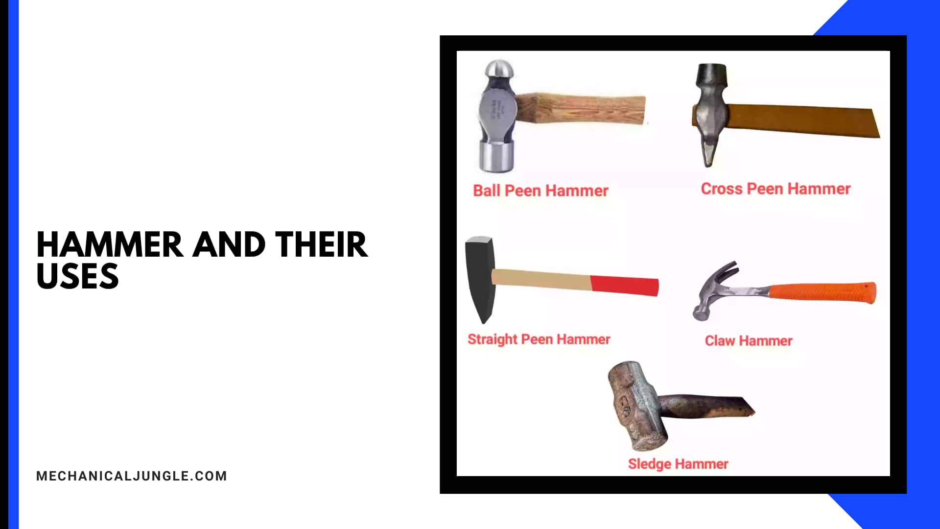 Hammer and Their Uses
