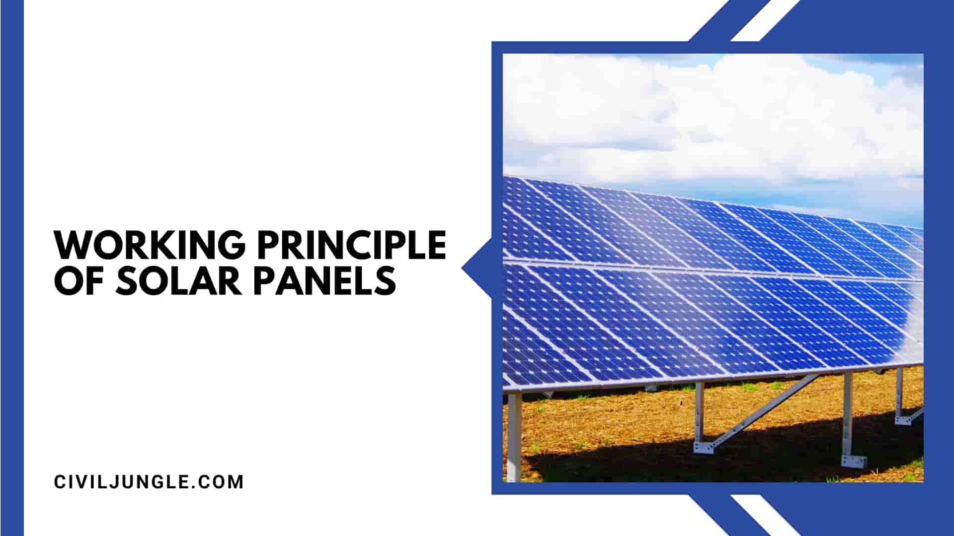 Working Principle of Solar Panels