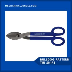 Bulldog Pattern Tin Snips