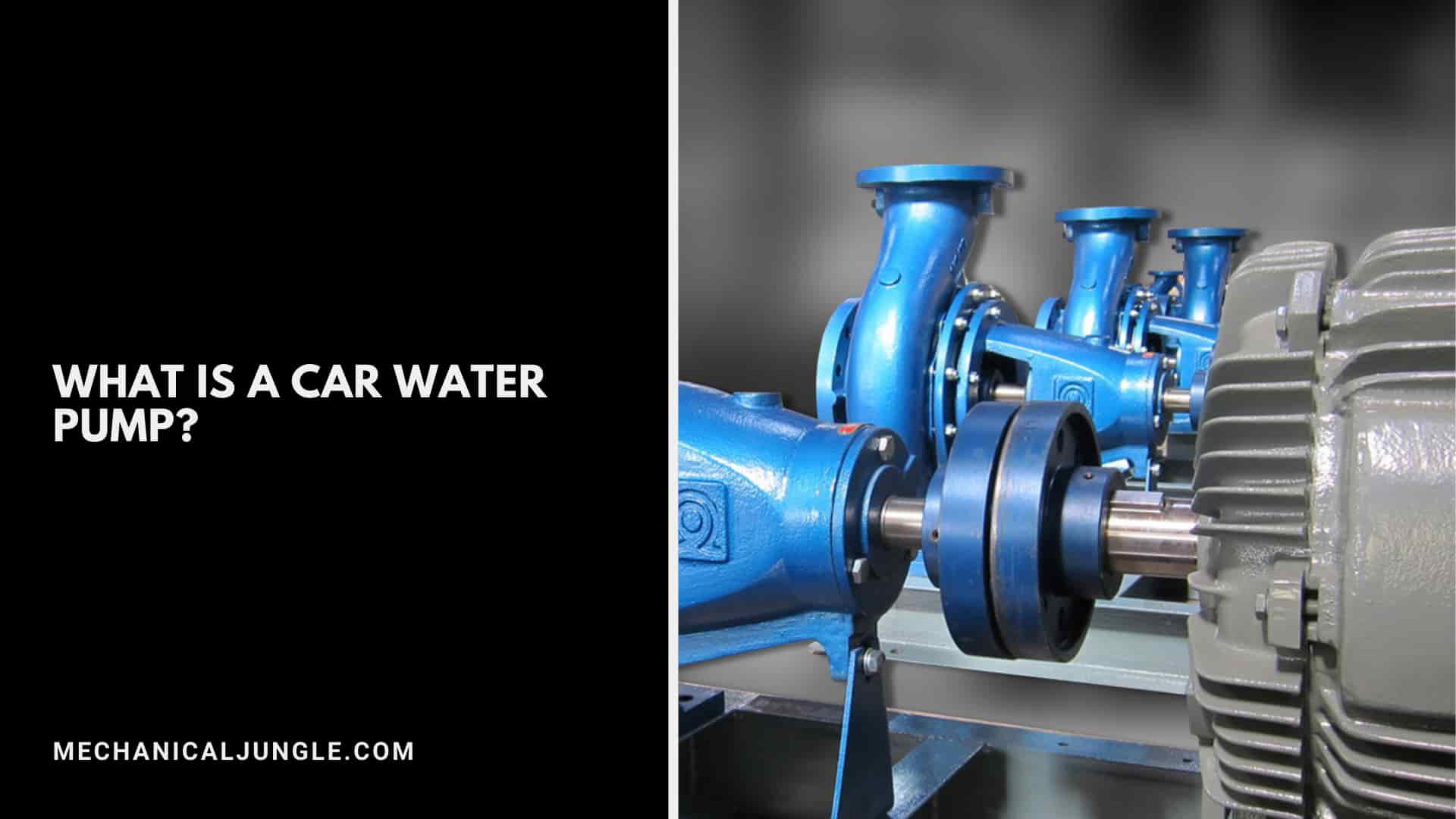 What Is a Car Water Pump?