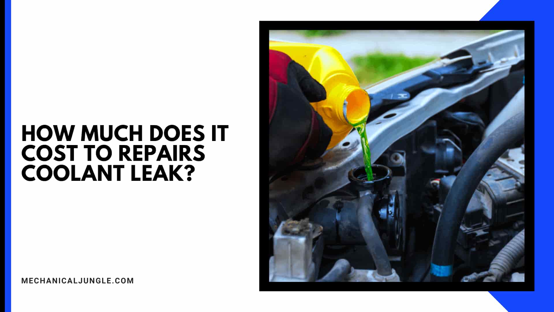 How Much Does It Cost to Repairs Coolant Leak?