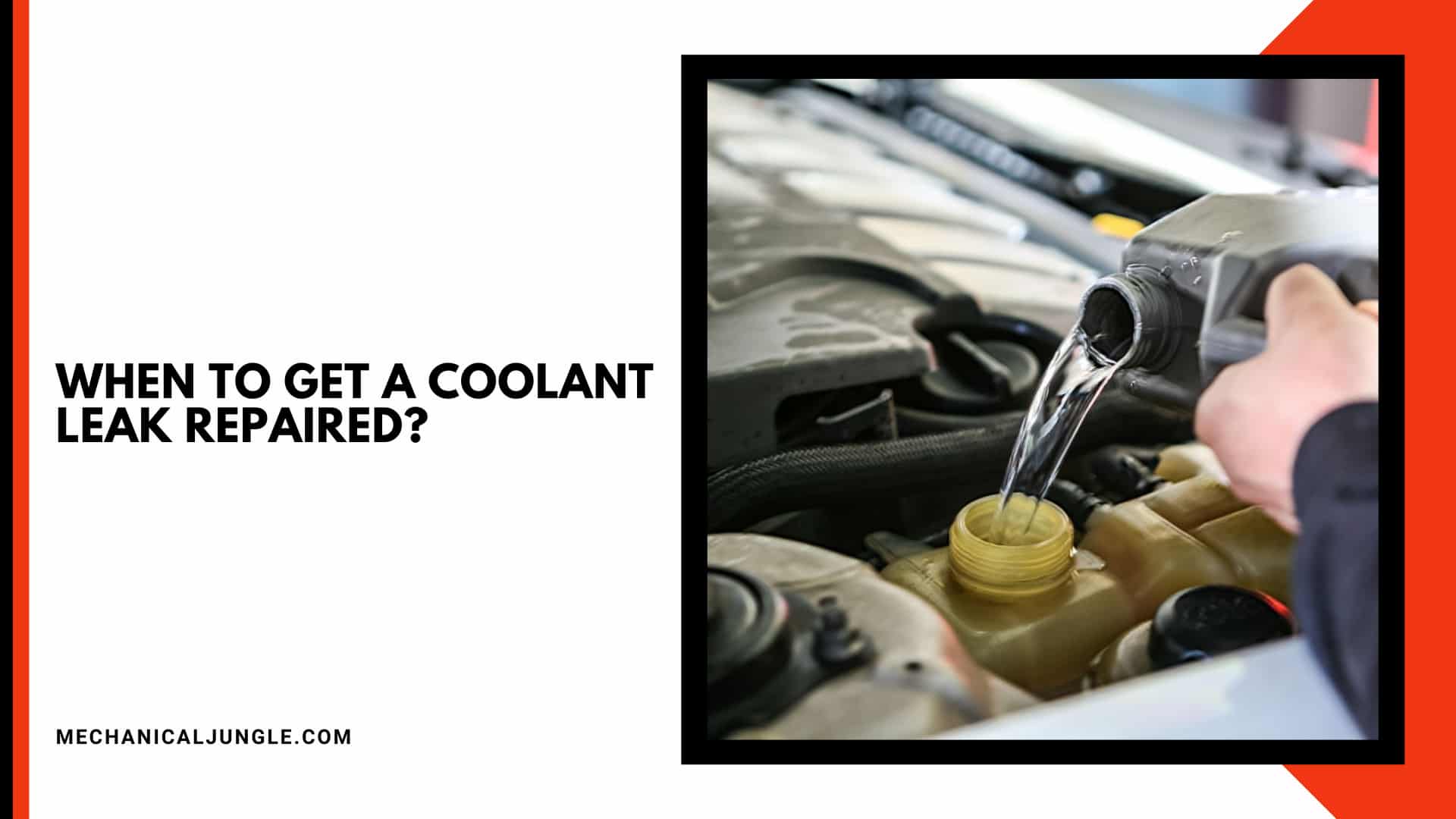When to Get a Coolant Leak Repaired?