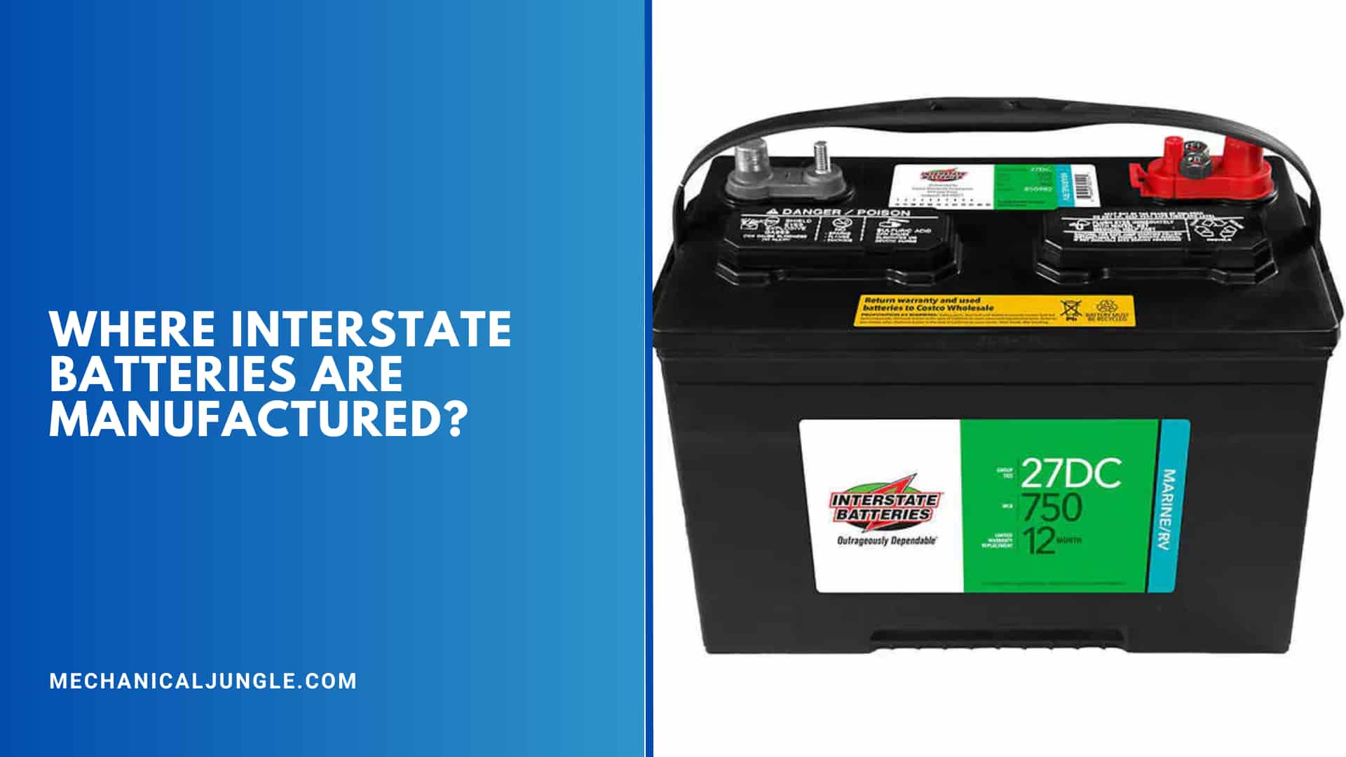 Where Interstate Batteries Are Manufactured?