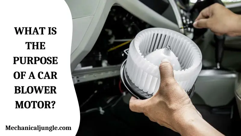 What Is the Purpose of a Car Blower Motor?