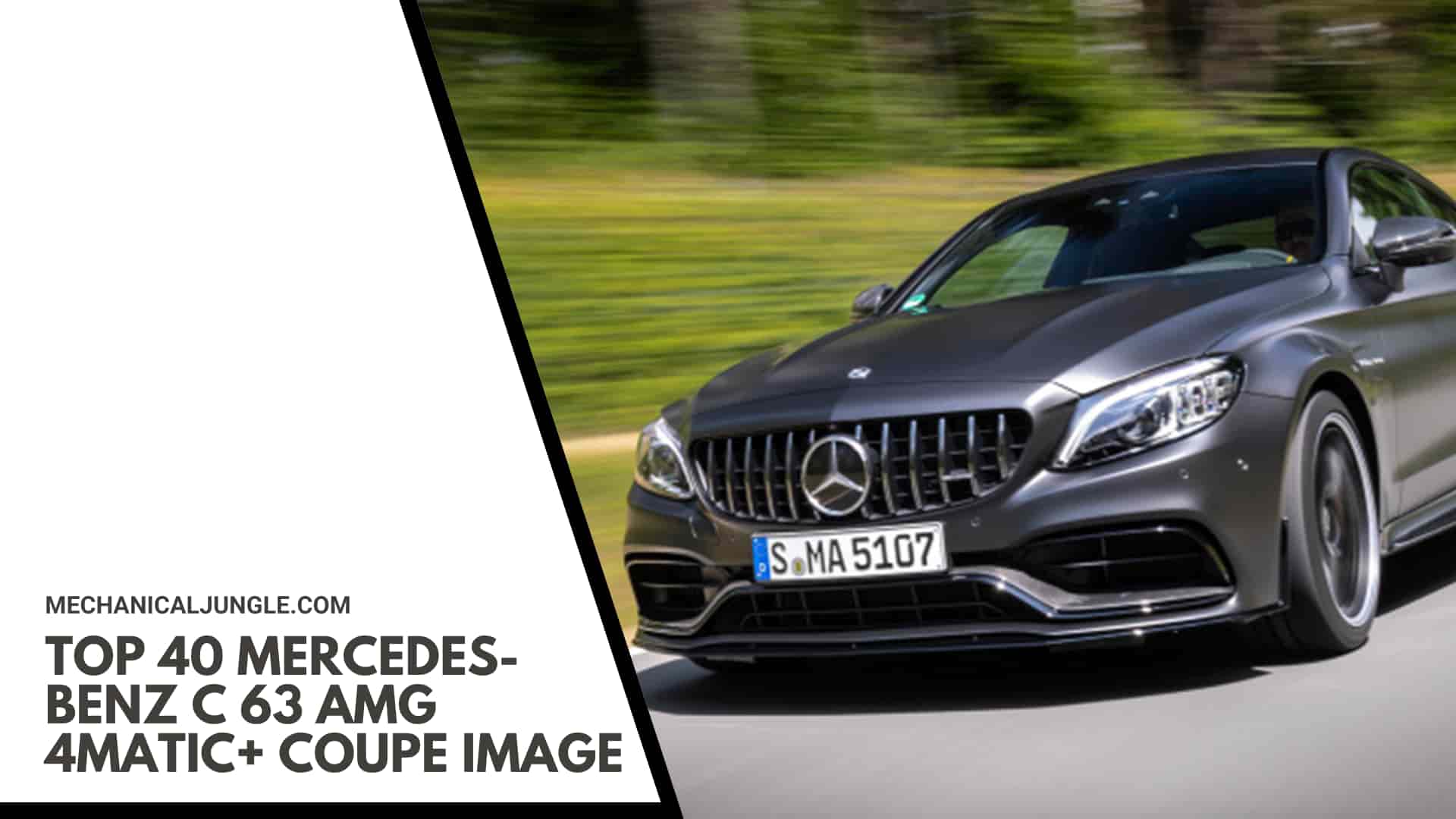 Top 40 Mercedes-Benz C 63 AMG 4MATIC+ Coupe Image
