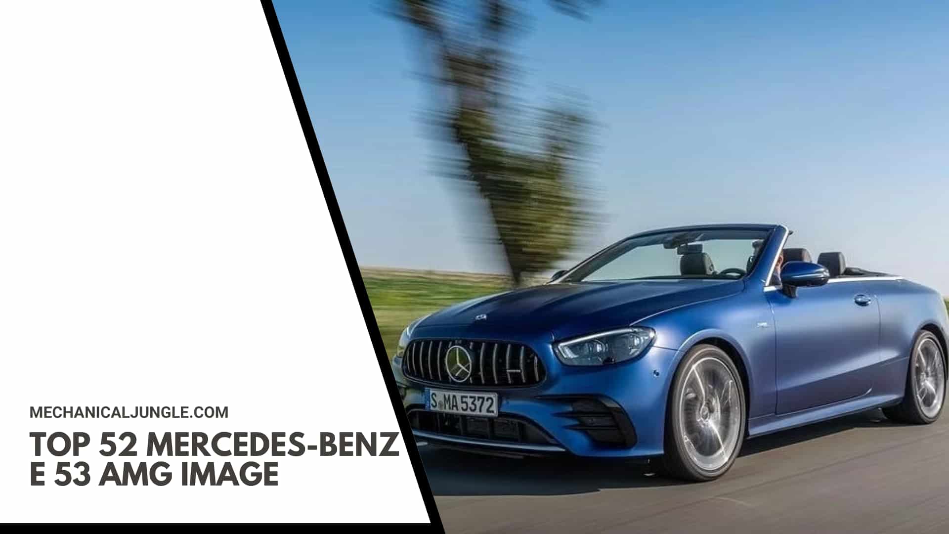 Top 52 Mercedes-Benz E 53 AMG Image